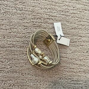 White House Black Market clasp stacked bracelet